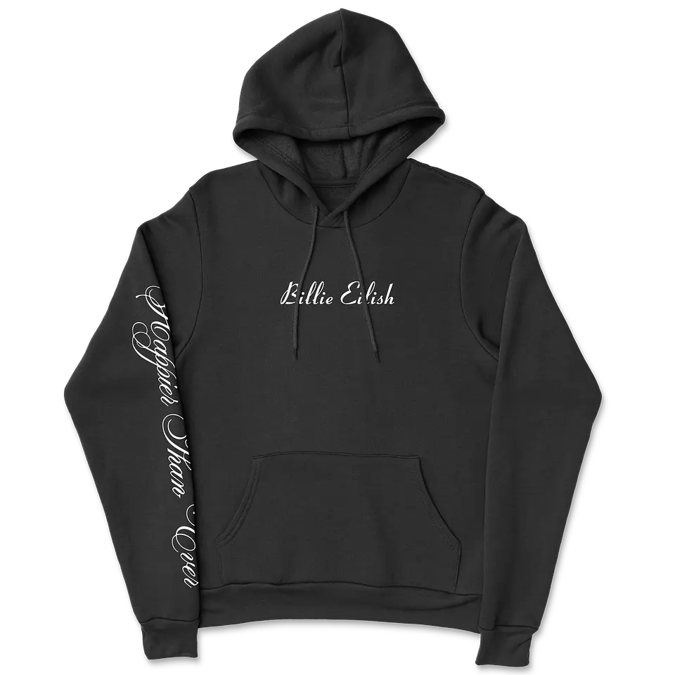 Billie Eilish · Happier Than Ever Face Hoodie 2