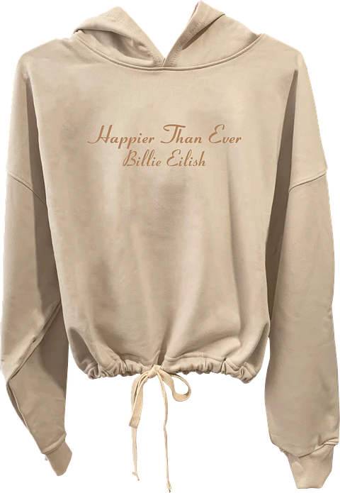 Billie Eilish · Happier Than Ever Logo Top Hoodie