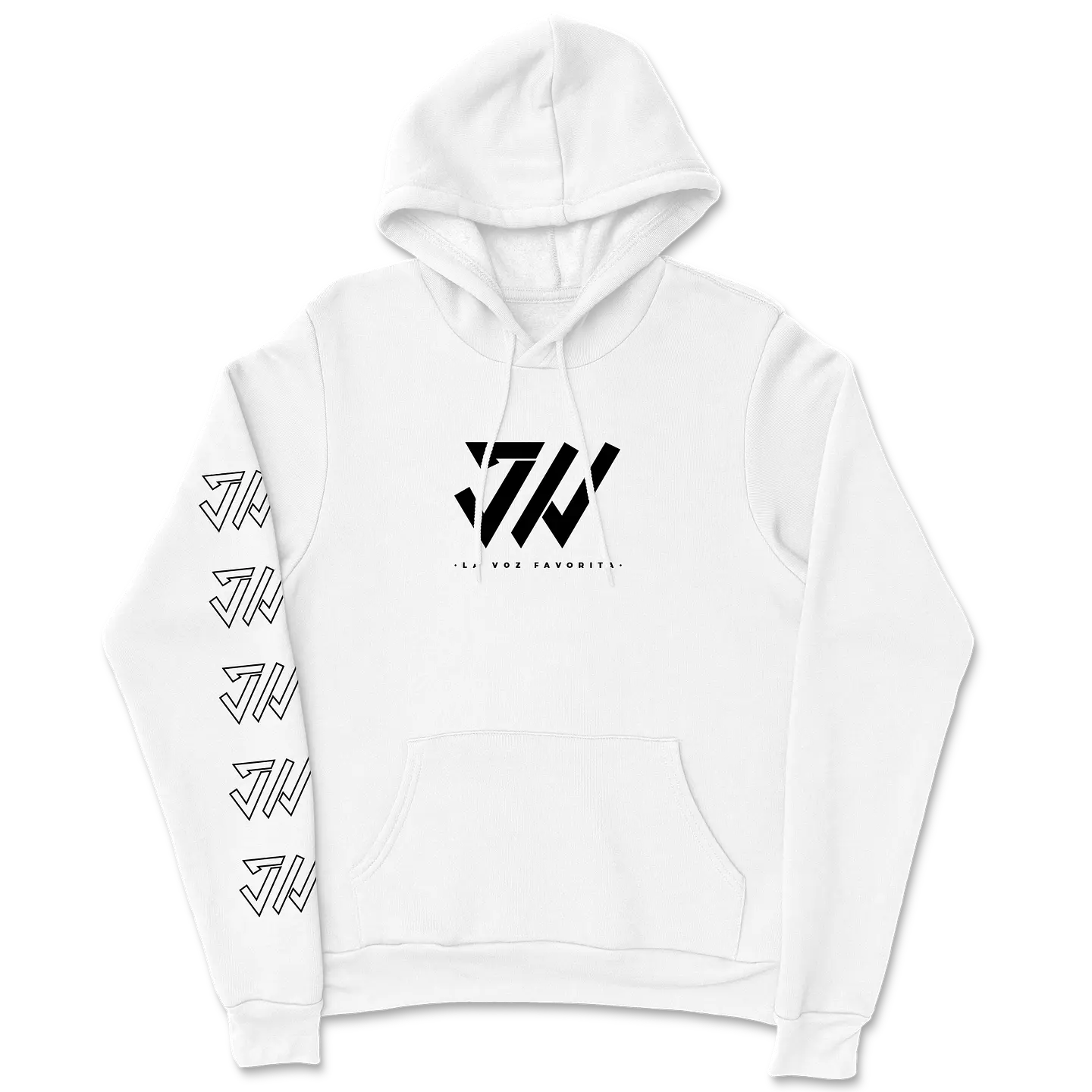 Jay Wheeler · JW La Voz White Hoodie 1