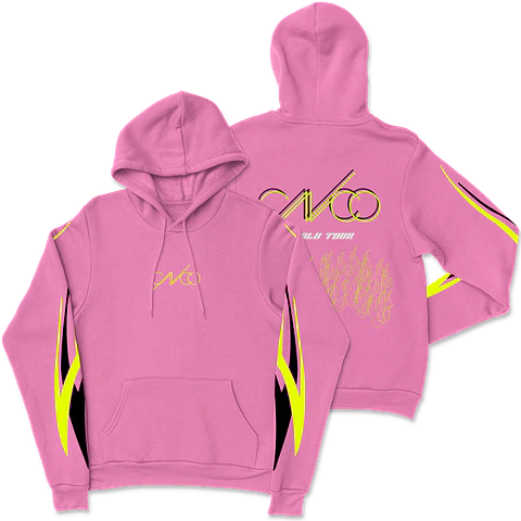 CNCO · Flames Rosado Hoodie