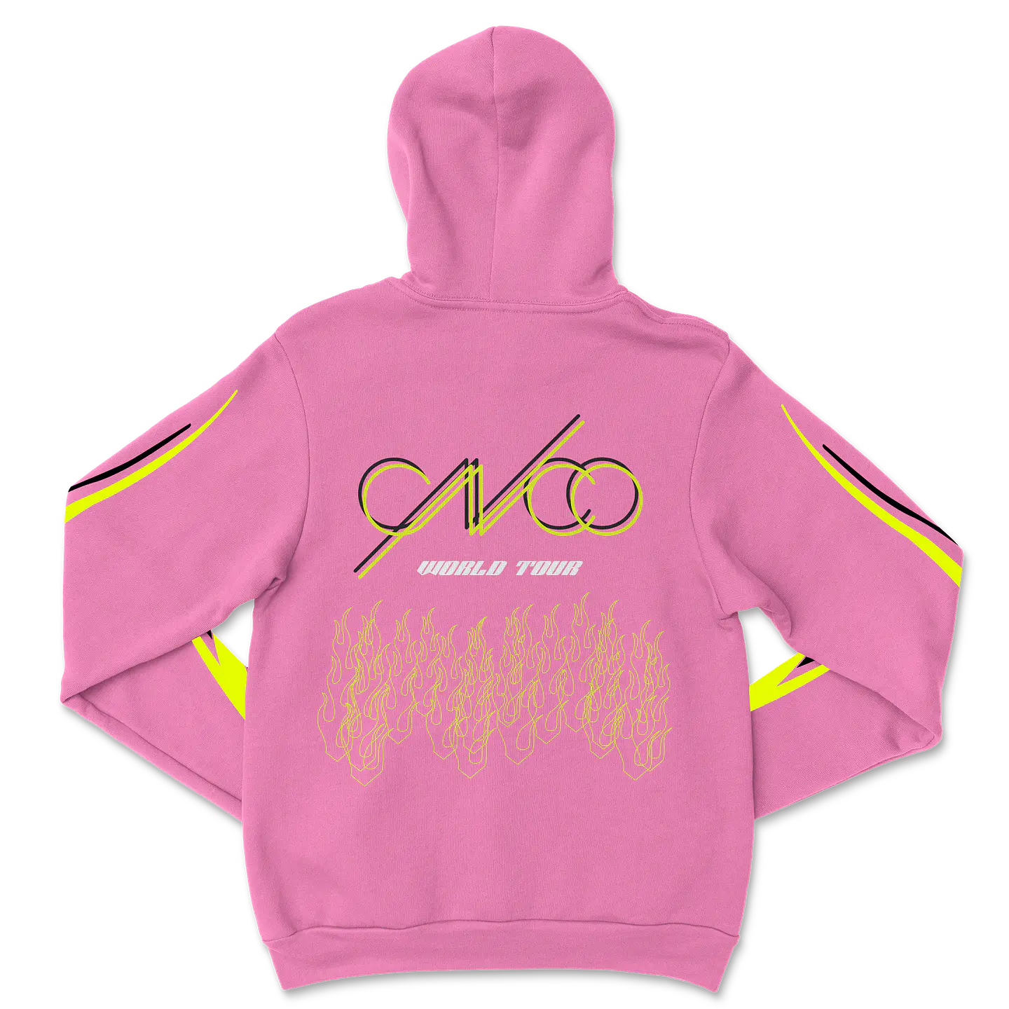 CNCO · Flames Rosado Hoodie 3