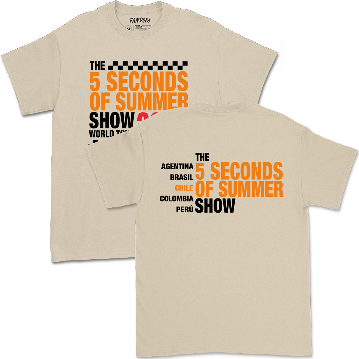 5 Seconds of Summer · The 5SOS Show Chile Polera