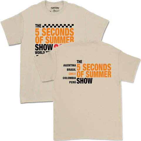 5 Seconds of Summer · The 5SOS Show Chile Polera