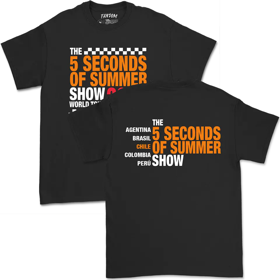 5 Seconds of Summer · The 5SOS Show Chile Polera 2