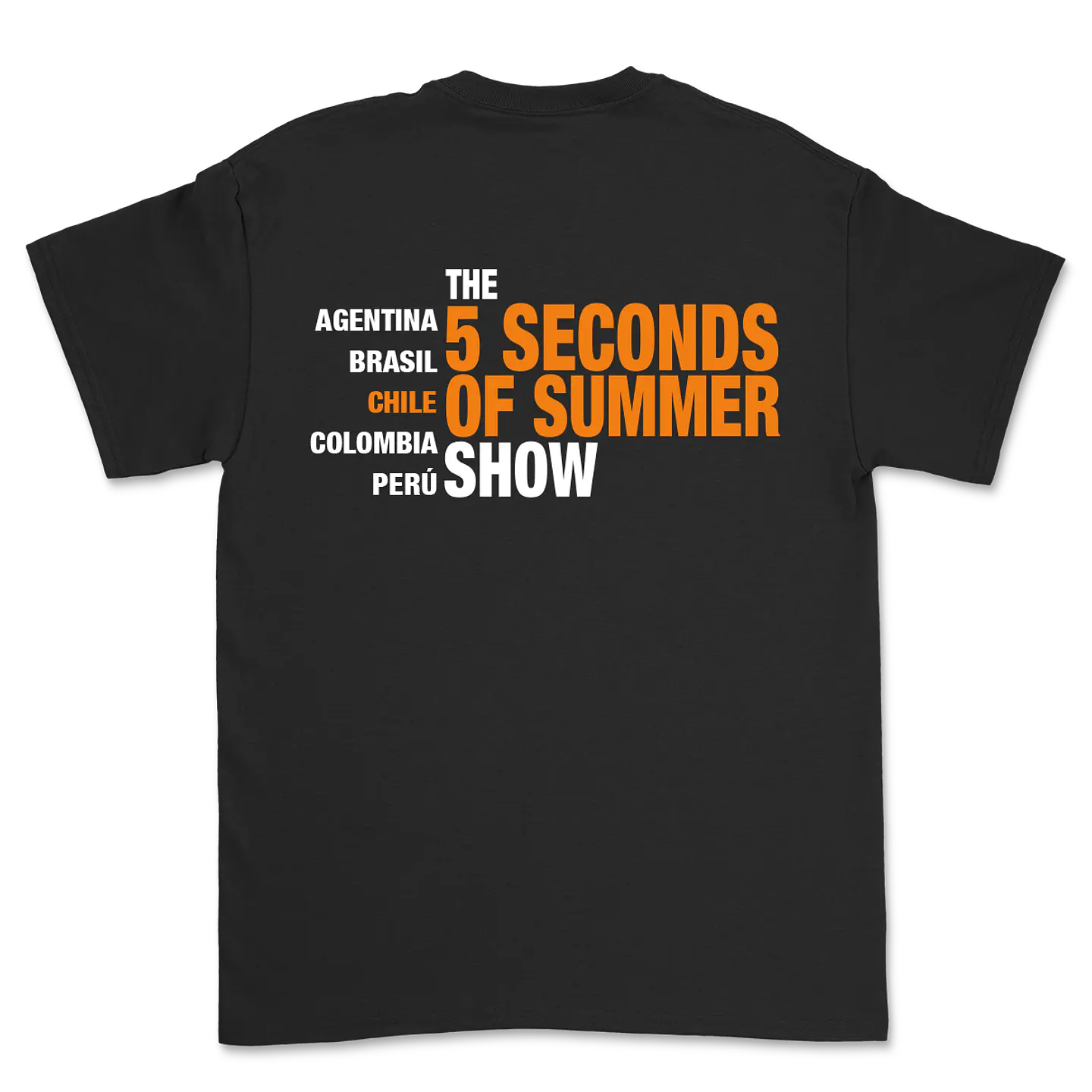 5 Seconds of Summer · The 5SOS Show Chile Polera 7