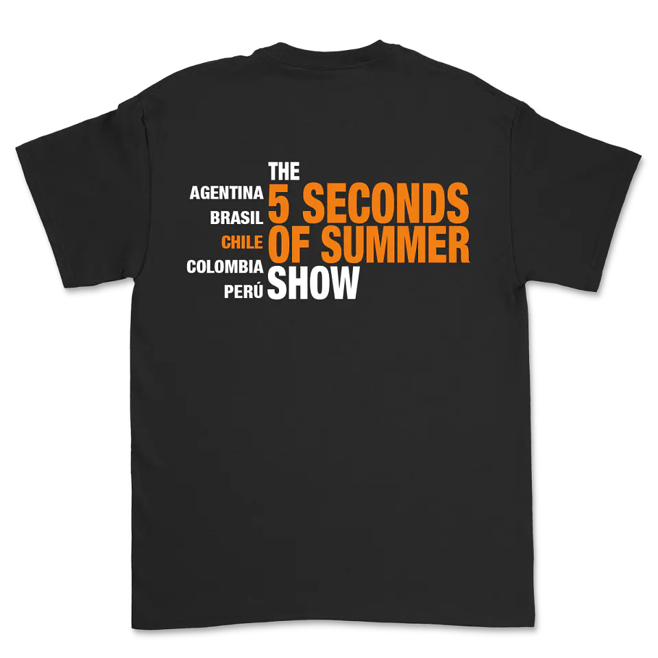 5 Seconds of Summer · The 5SOS Show Chile Polera 7