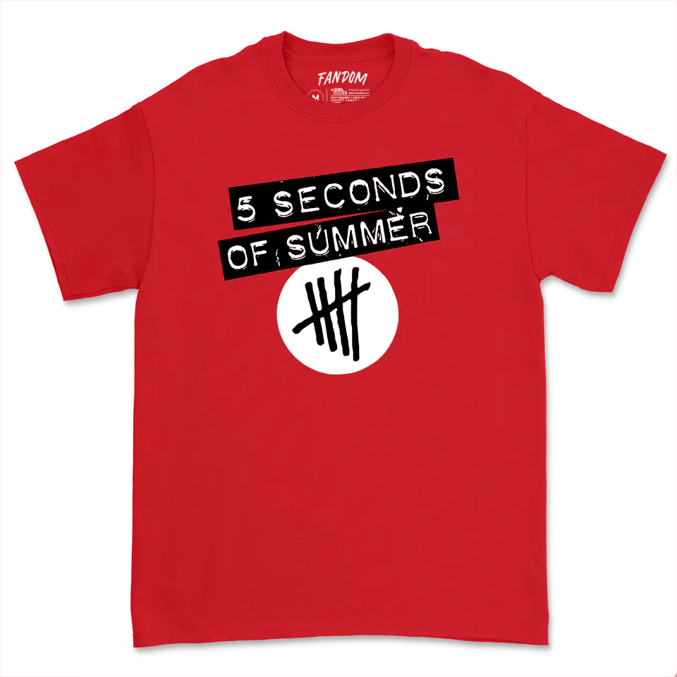 5 Seconds of Summer · 5SOS Red Polera 1