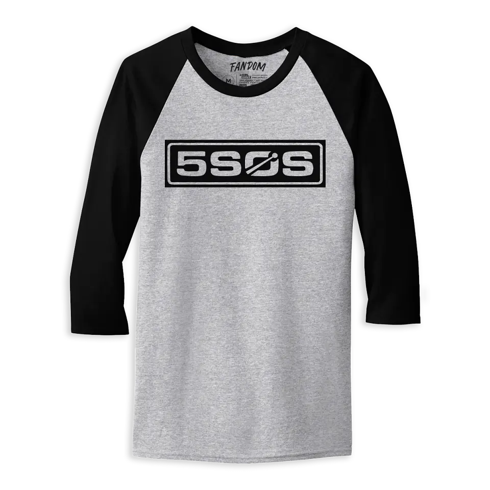 5 Seconds of Summer · 5SOS Logo Polera Raglan 1