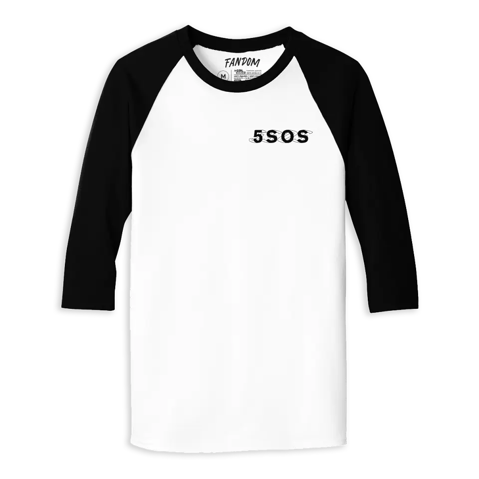 5 Seconds of Summer · 5SOS Logo Insignia Polera Raglan 1