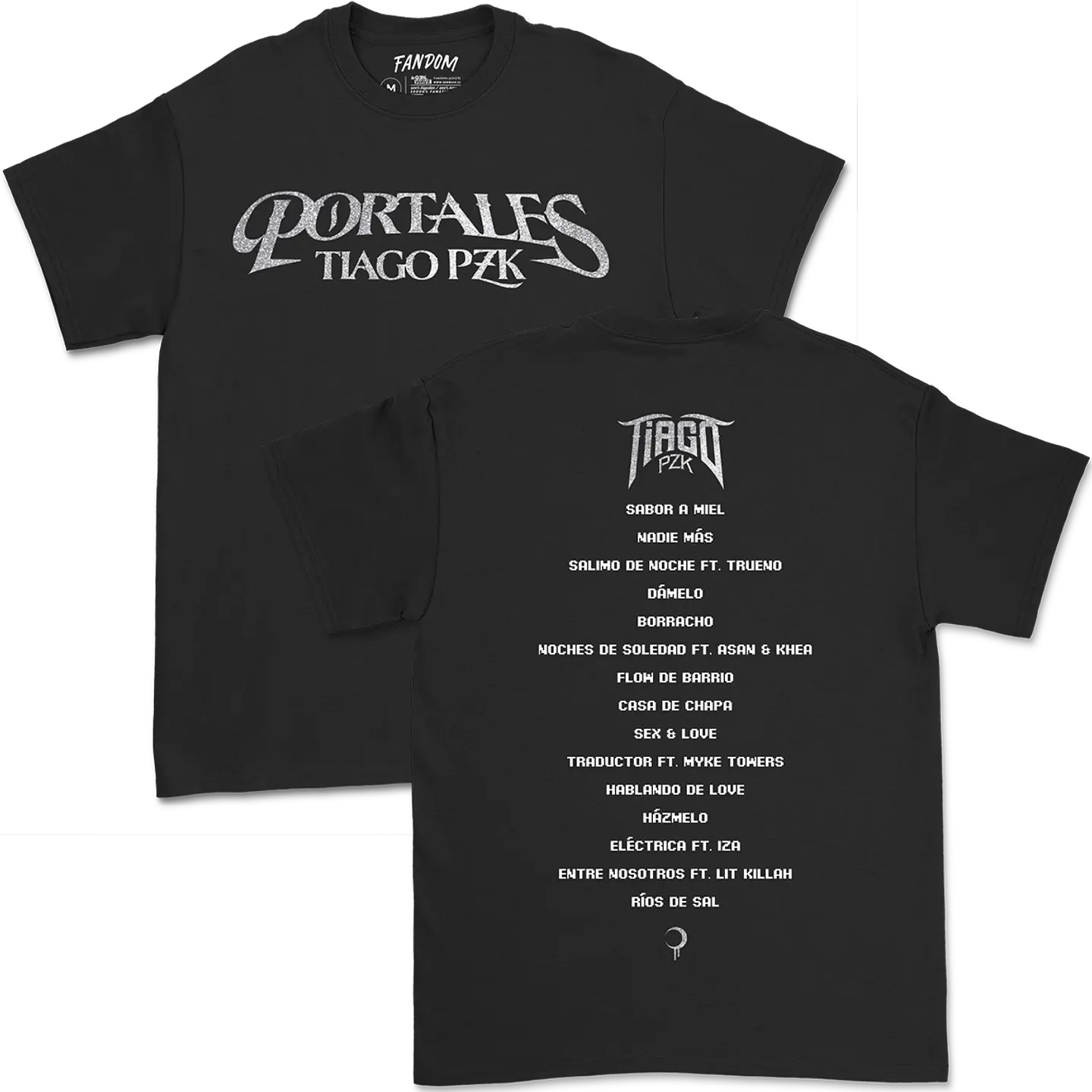 Tiago PZK · Portales Track List Polera 1