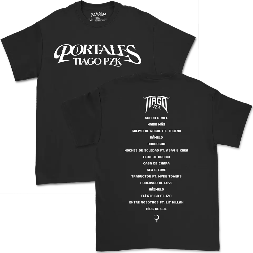 Tiago PZK · Portales Track List Polera 2