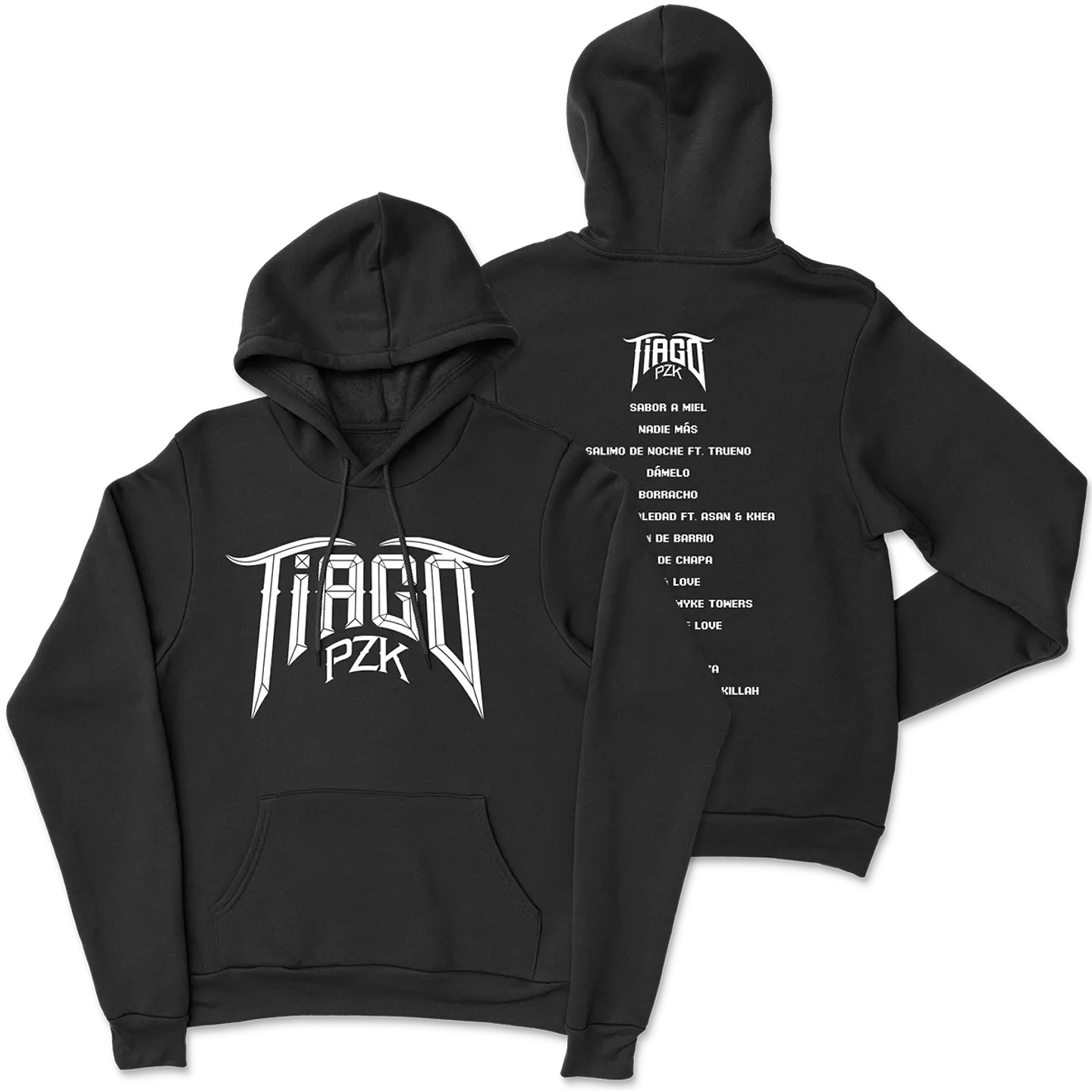 Tiago PZK · Track List Hoodie 2