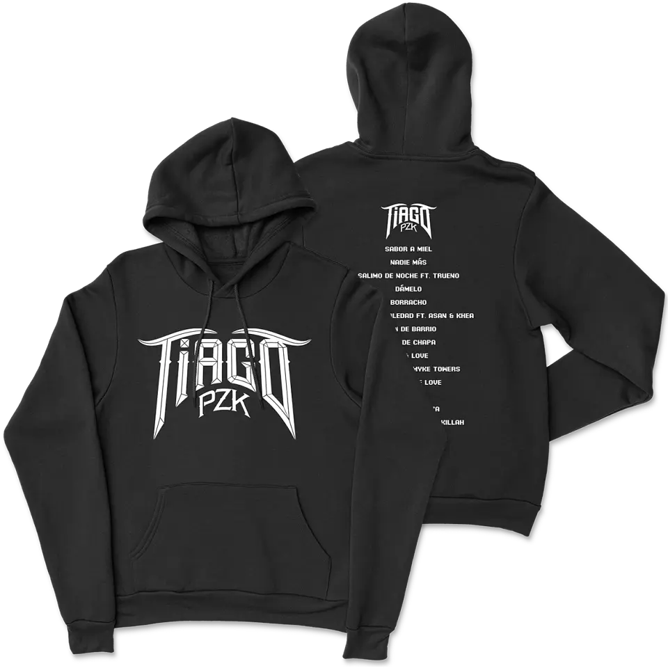 Tiago PZK · Track List Hoodie 2