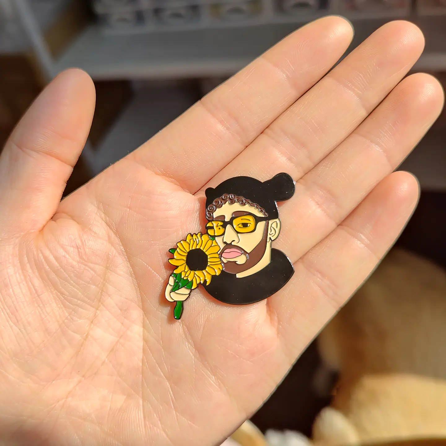Bad Bunny ·  Sunflower Pin 2