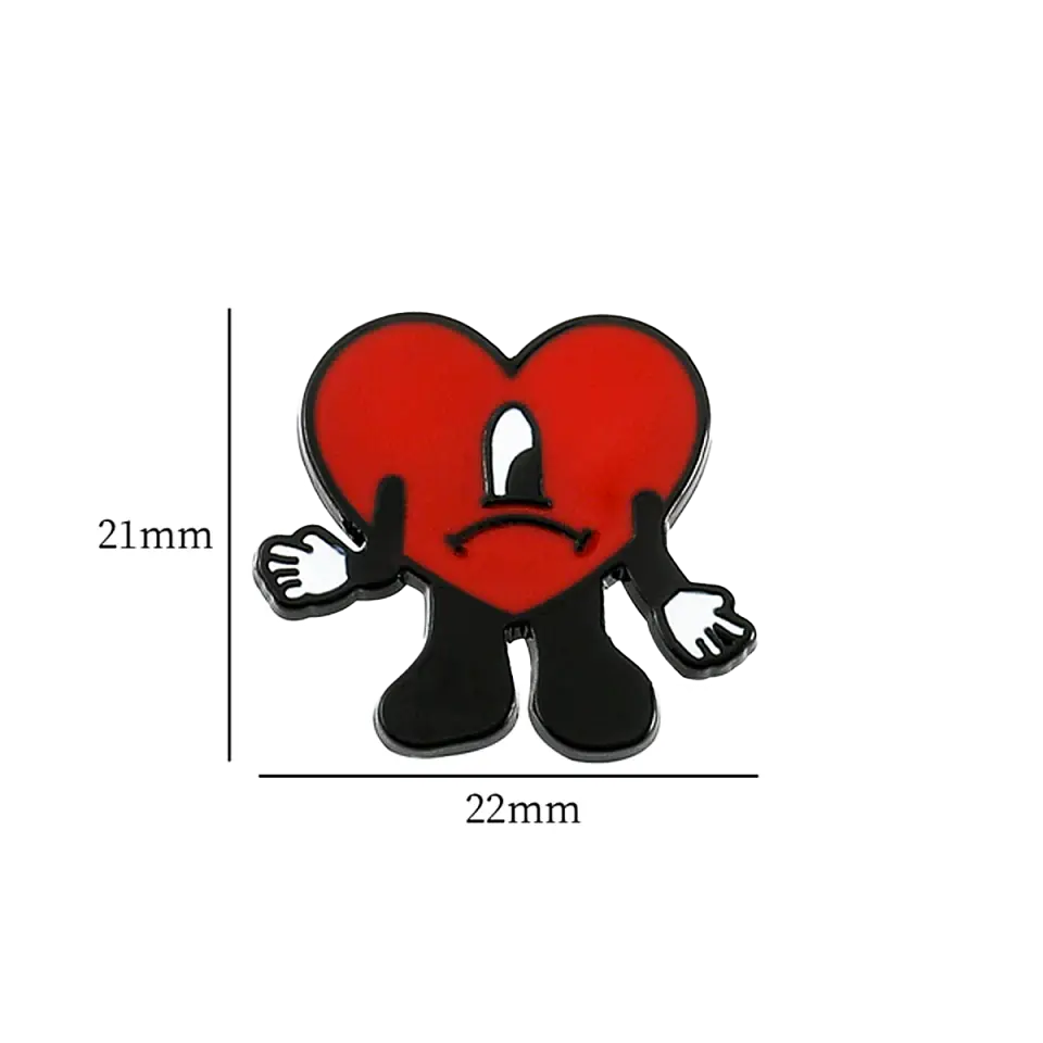 Bad Bunny · UVST Heart Pin 3