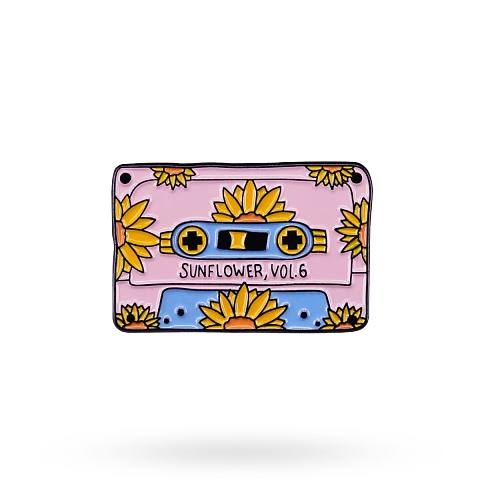 Harry Styles · Sunflower Cassette Pin