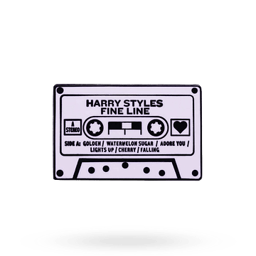 Harry Styles · White Cassette Pin