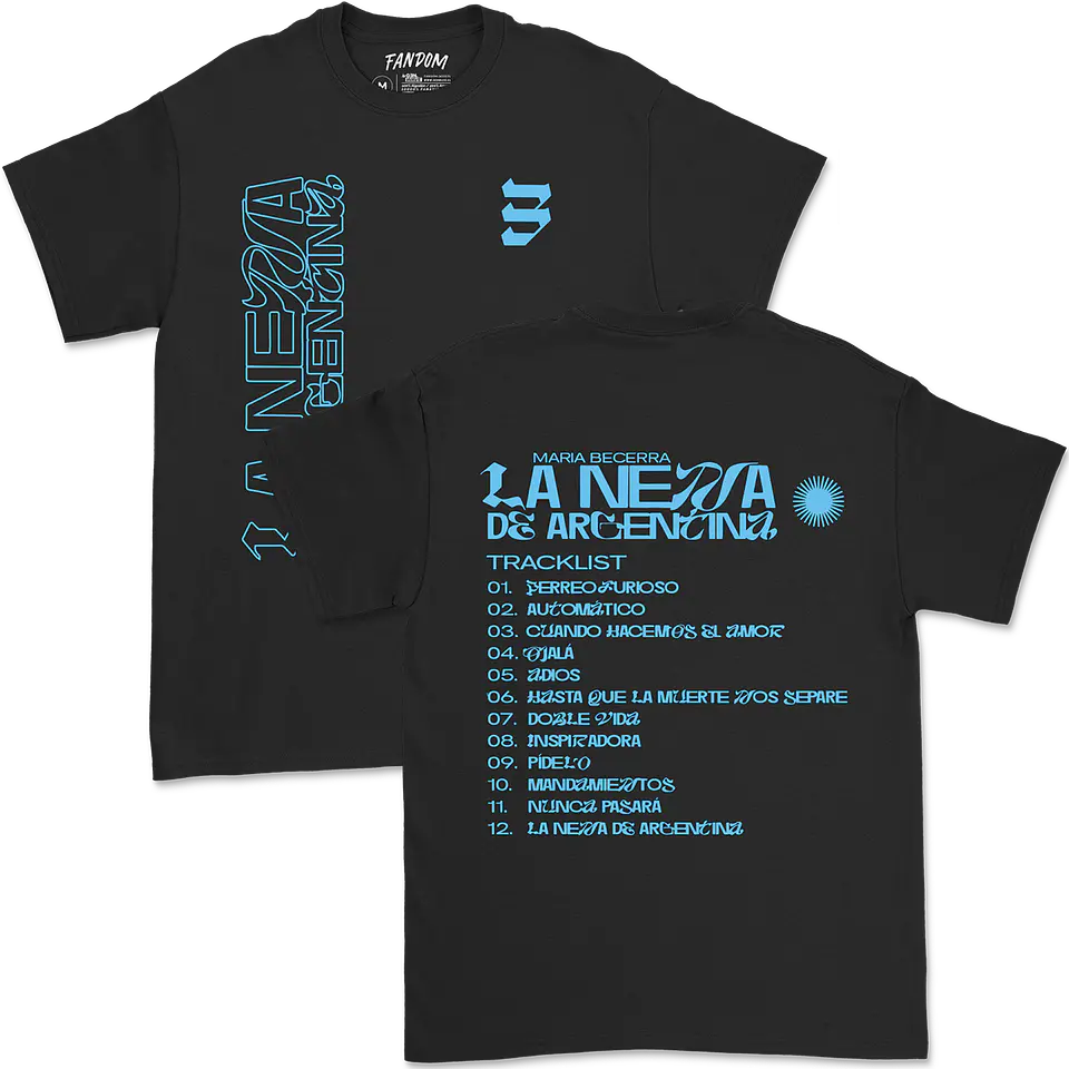 María Becerra · LNDA Setlist Polera 2