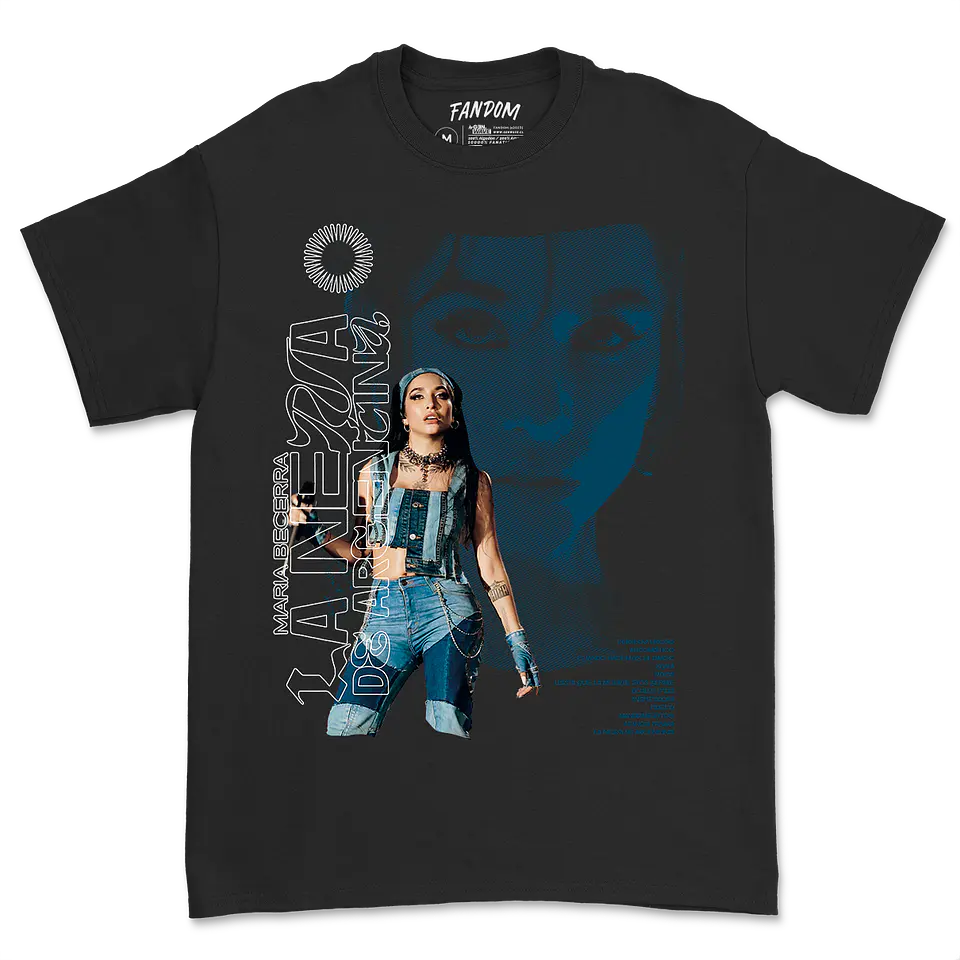María Becerra · La nena de Argentina Face Polera 1