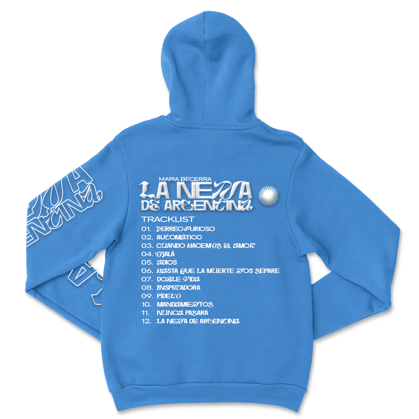 María Becerra · LNDA Setlist Hoodie 4
