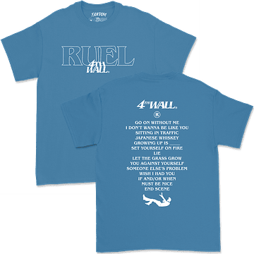 Ruel · 4th Wall Tracklist Polera