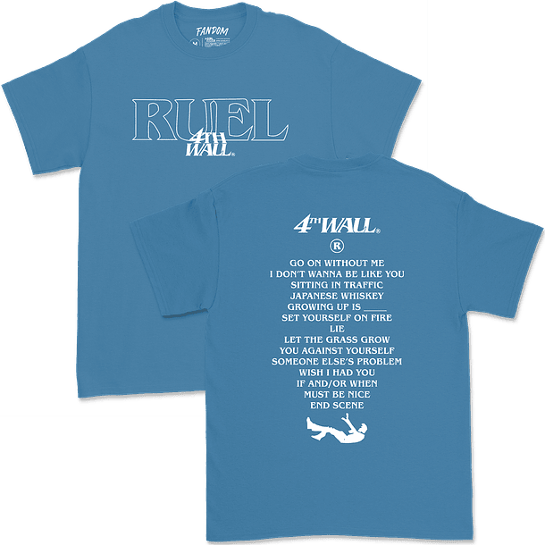 Ruel · 4th Wall Tracklist Polera 1