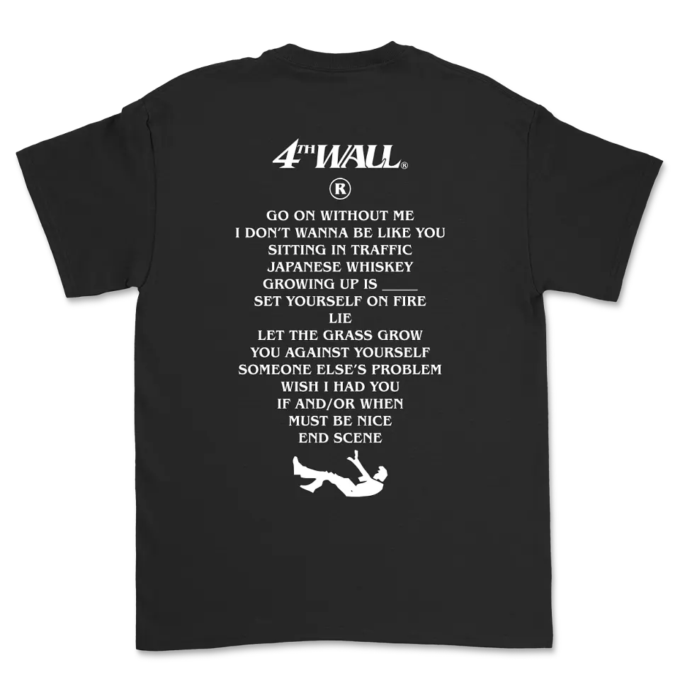 Ruel · 4th Wall Tracklist Polera 17