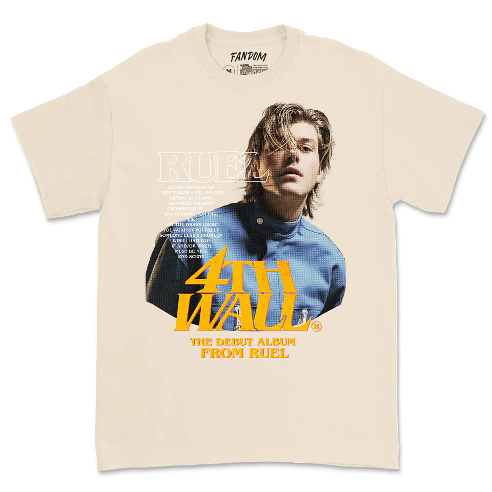 Ruel · Face Tracklist 4Th Wall Polera 1