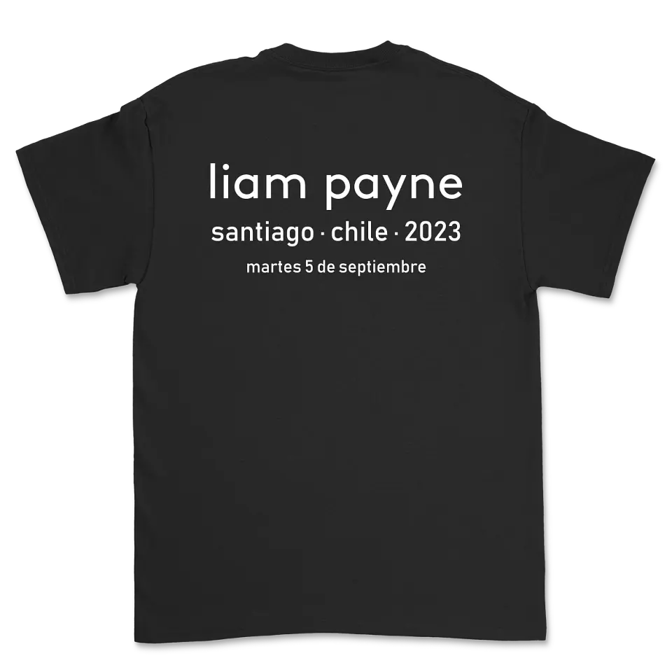 Liam Payne · Tour Santiago 2023 Polera 8