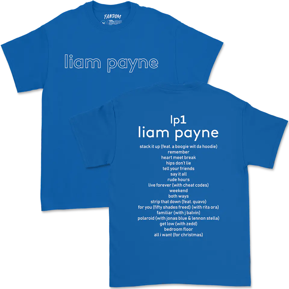 Liam Payne · LP1 Tracklist Polera 3