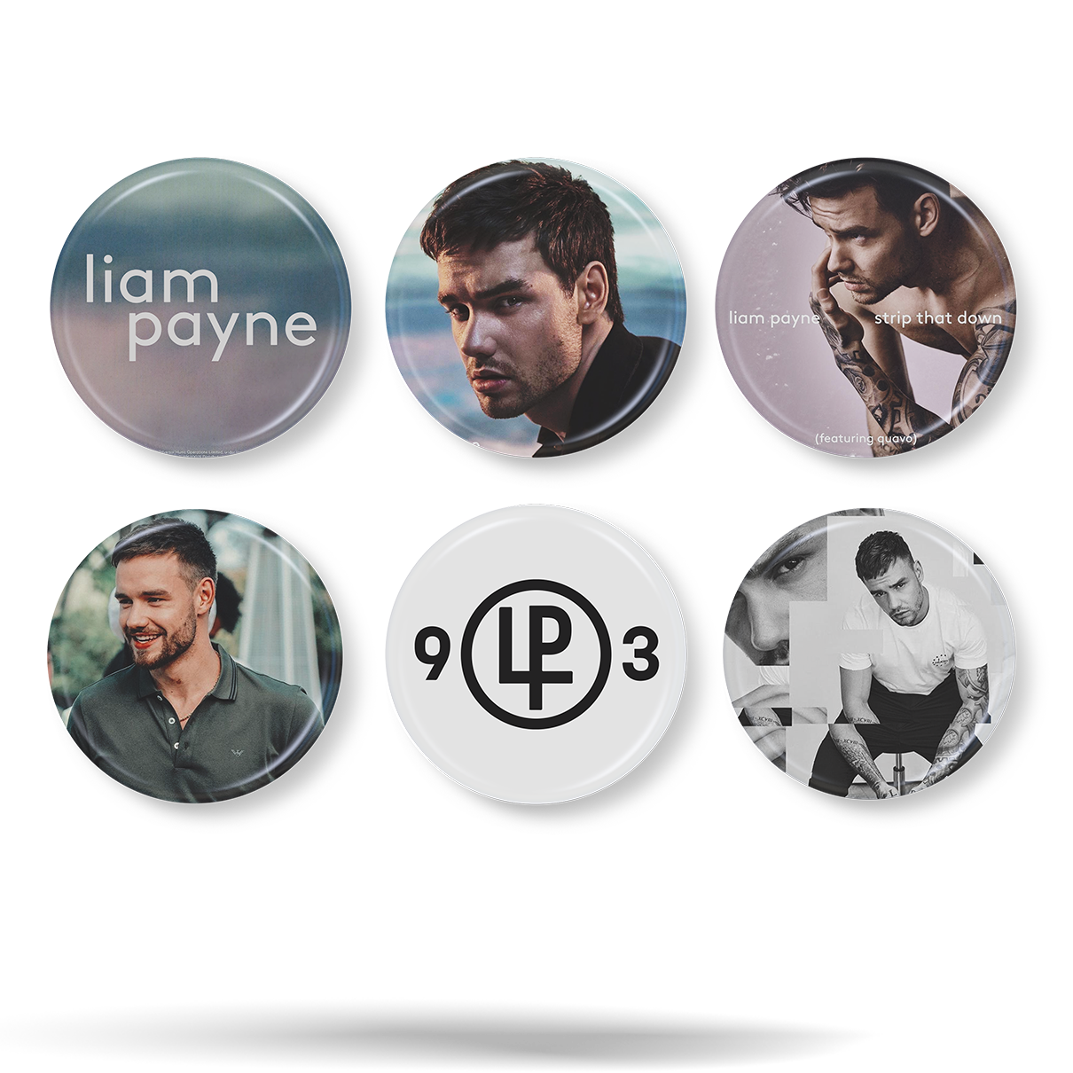 Liam Payne · Set 01 de 6 Chapitas