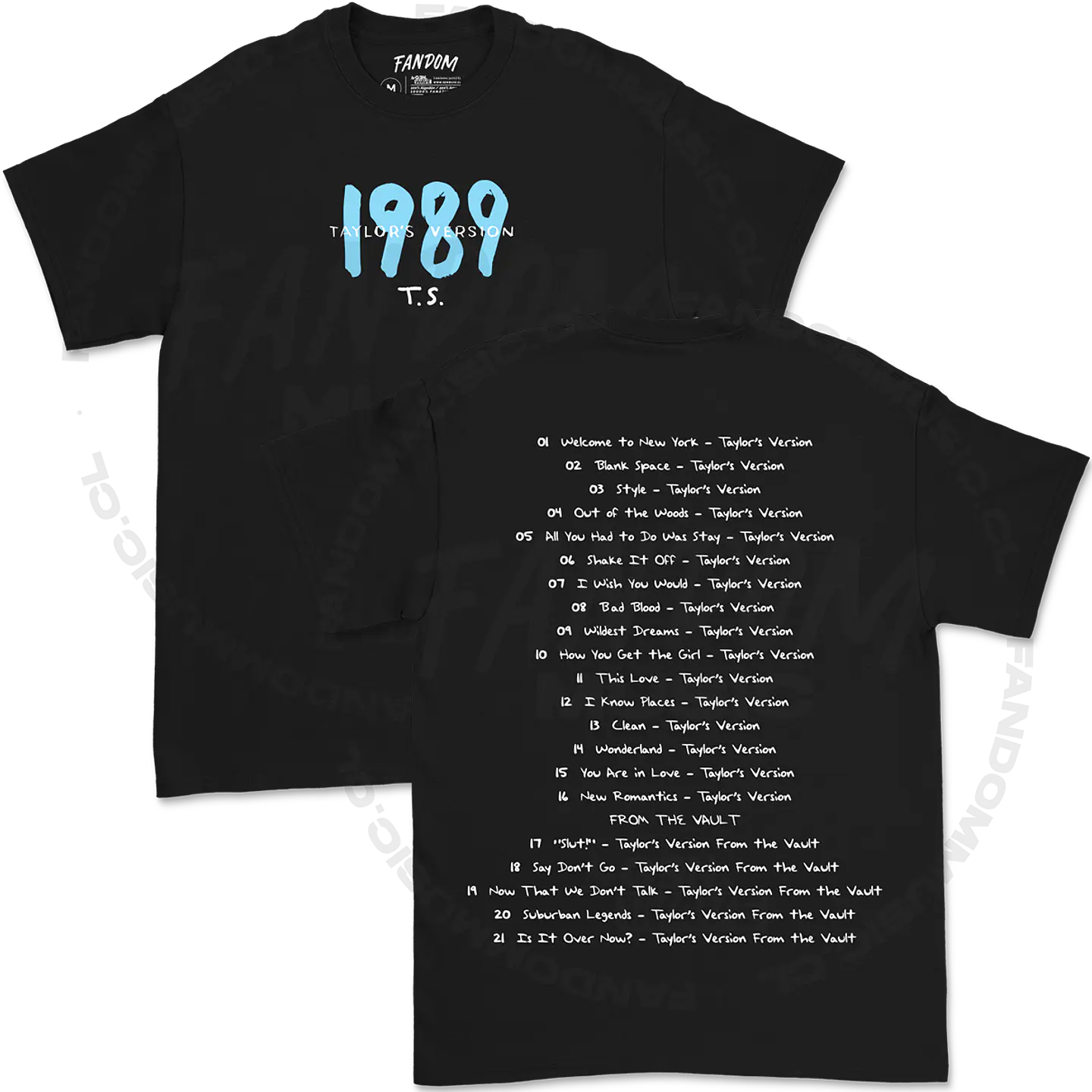 Taylor Swift · 1989 Tracklist Polera 2