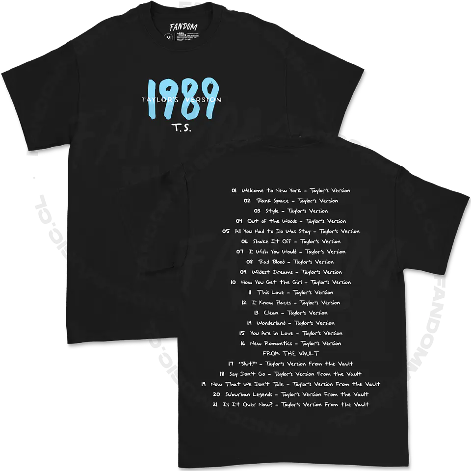 Taylor Swift · 1989 Tracklist Polera 2