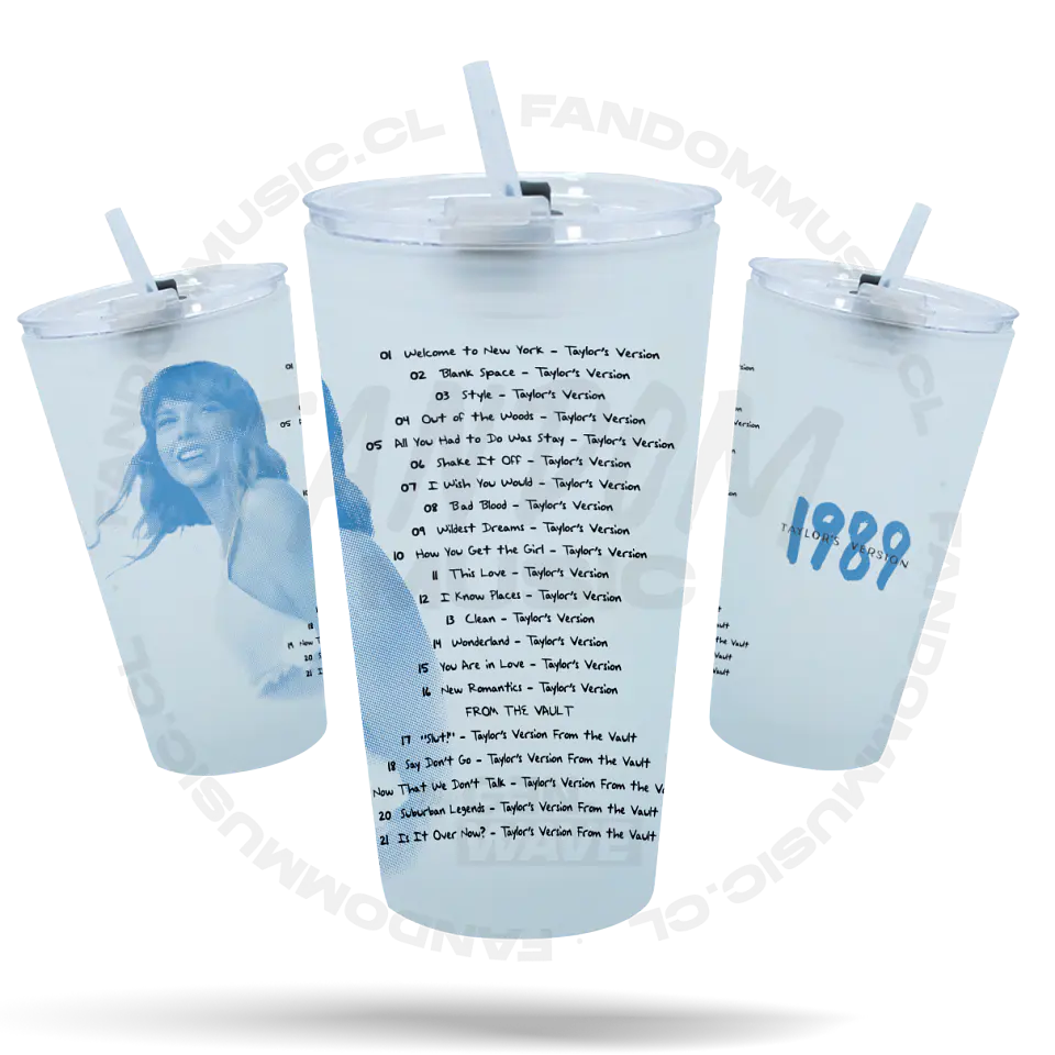 Taylor Swift · 1989 Tracklist Vaso Vidrio Empavonado 1