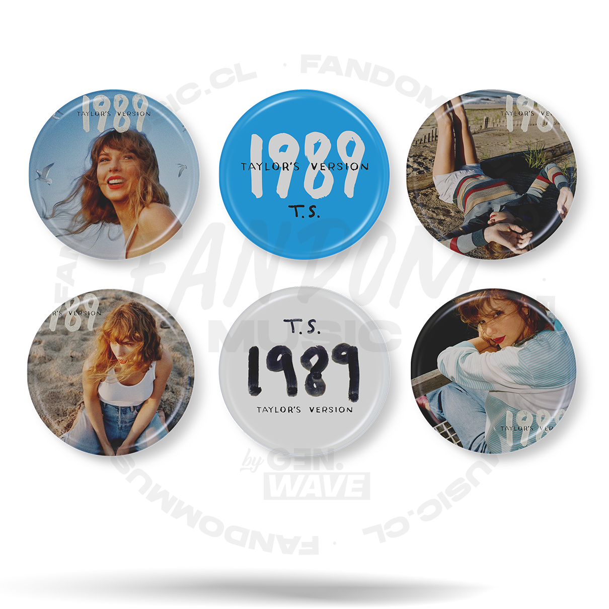 Taylor Swift · Set 02 de 6 Chapitas