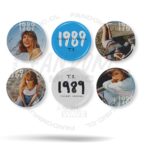 Taylor Swift · Set 02 de 6 Chapitas