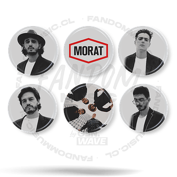 Morat · Set 01 de 6 Chapitas