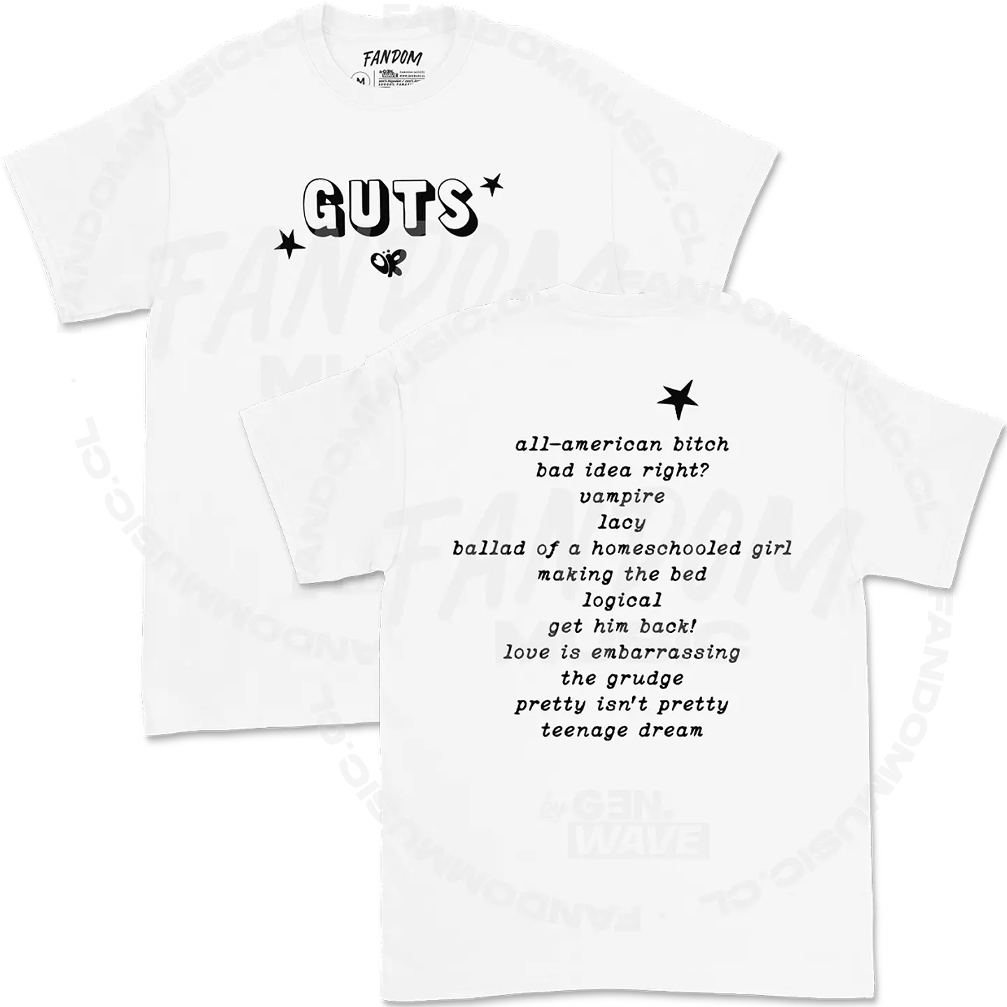 Olivia Rodrigo · Setlist Polera 3