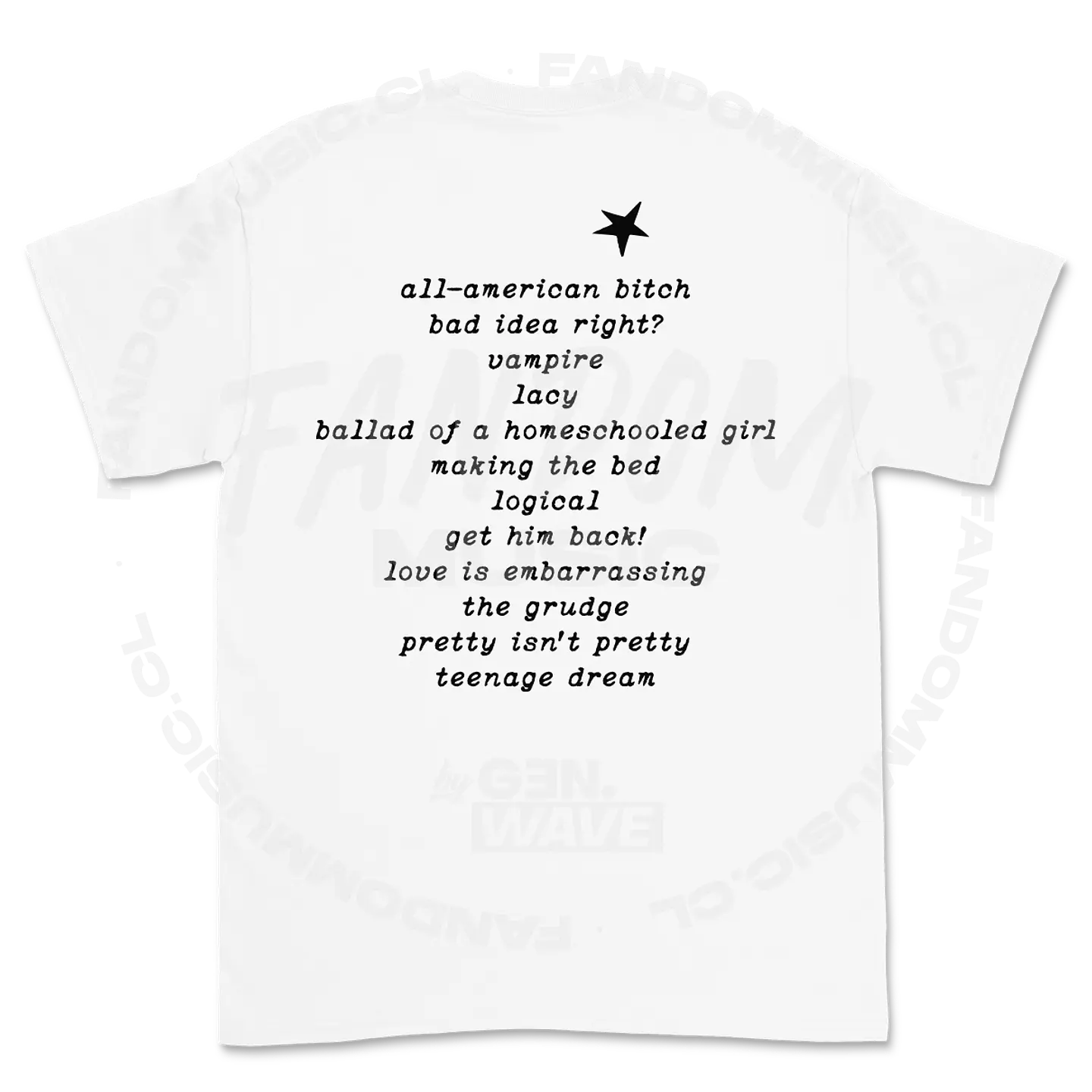 Olivia Rodrigo · Setlist Polera 9