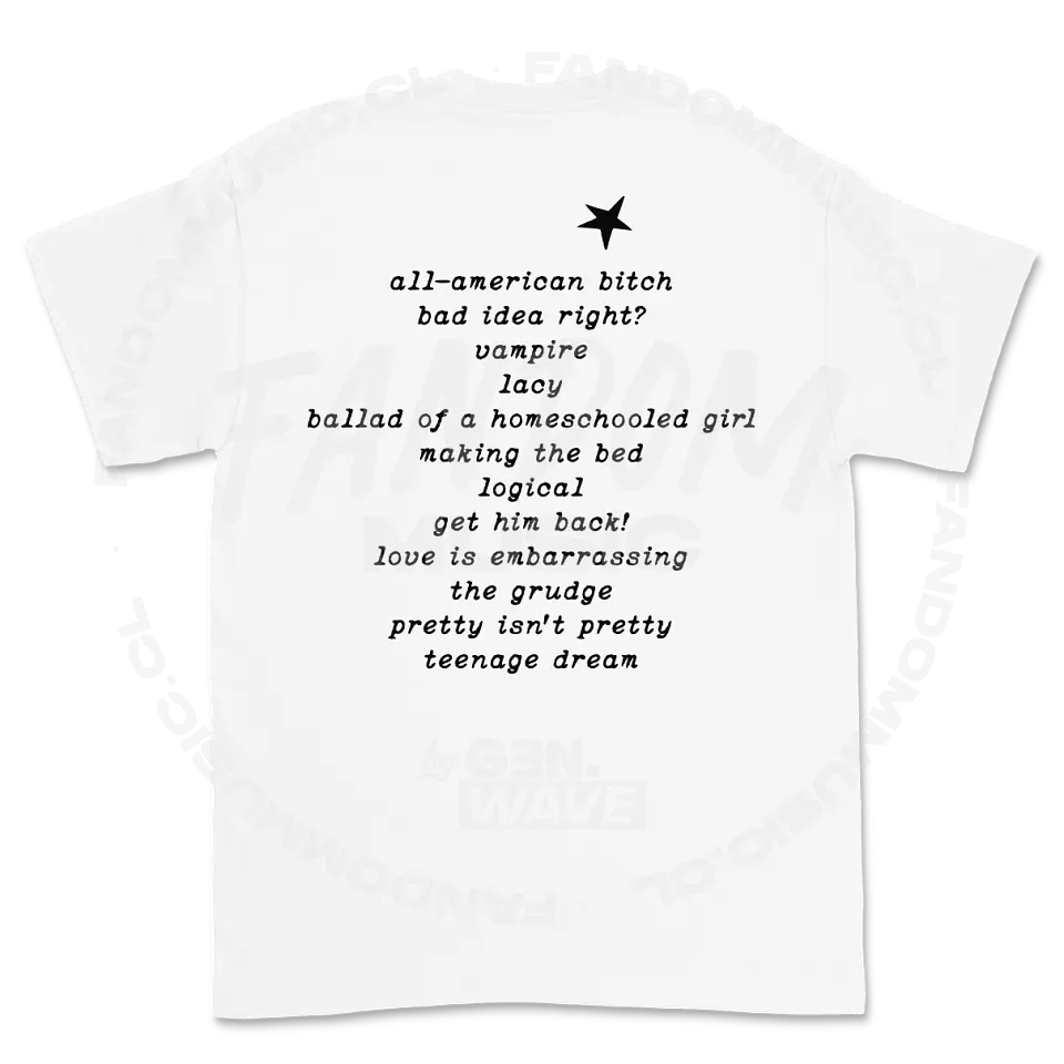 Olivia Rodrigo · Setlist Polera 9