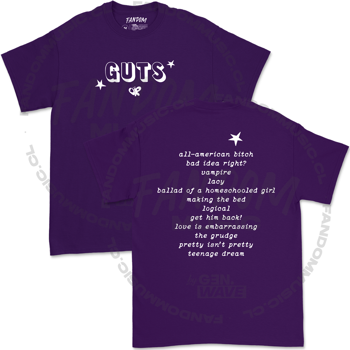 Olivia Rodrigo · Setlist Polera