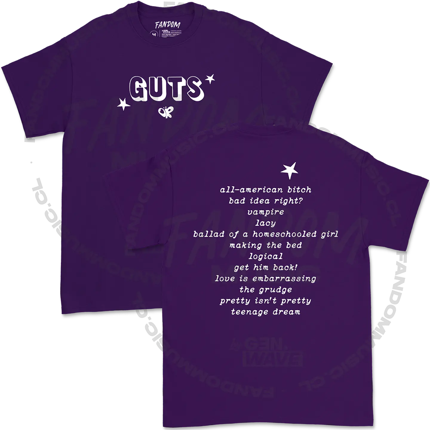Olivia Rodrigo · Setlist Polera 1