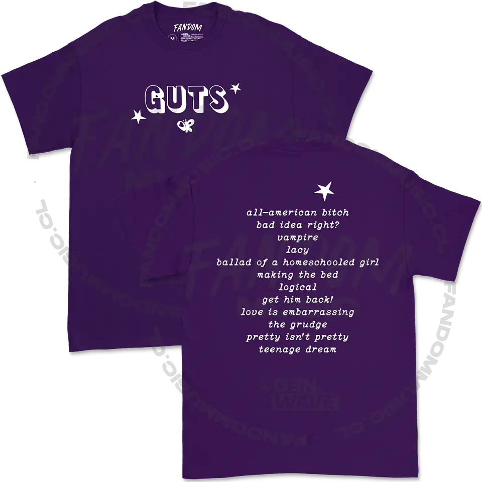 Olivia Rodrigo · Setlist Polera 1