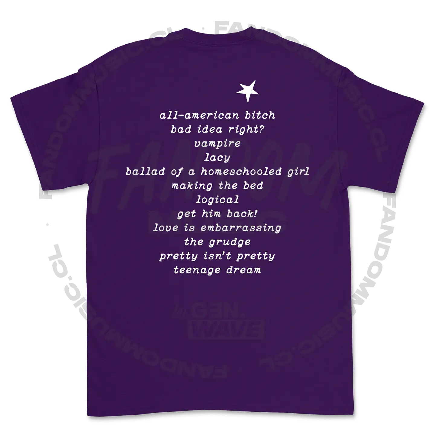 Olivia Rodrigo · Setlist Polera 5