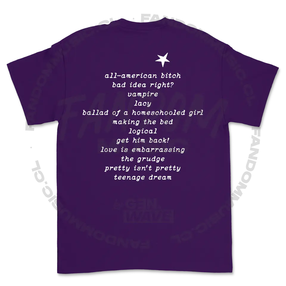 Olivia Rodrigo · Setlist Polera 5