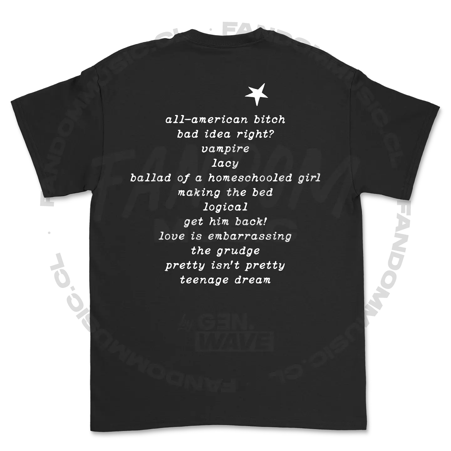 Olivia Rodrigo · Setlist Polera 7