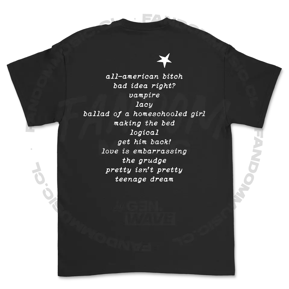 Olivia Rodrigo · Setlist Polera 7