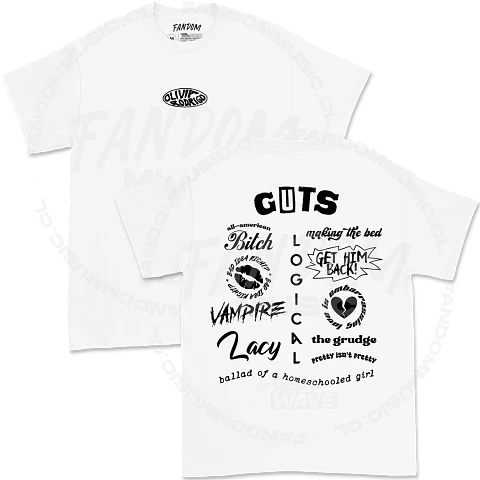 Olivia Rodrigo · Tracklist Polera