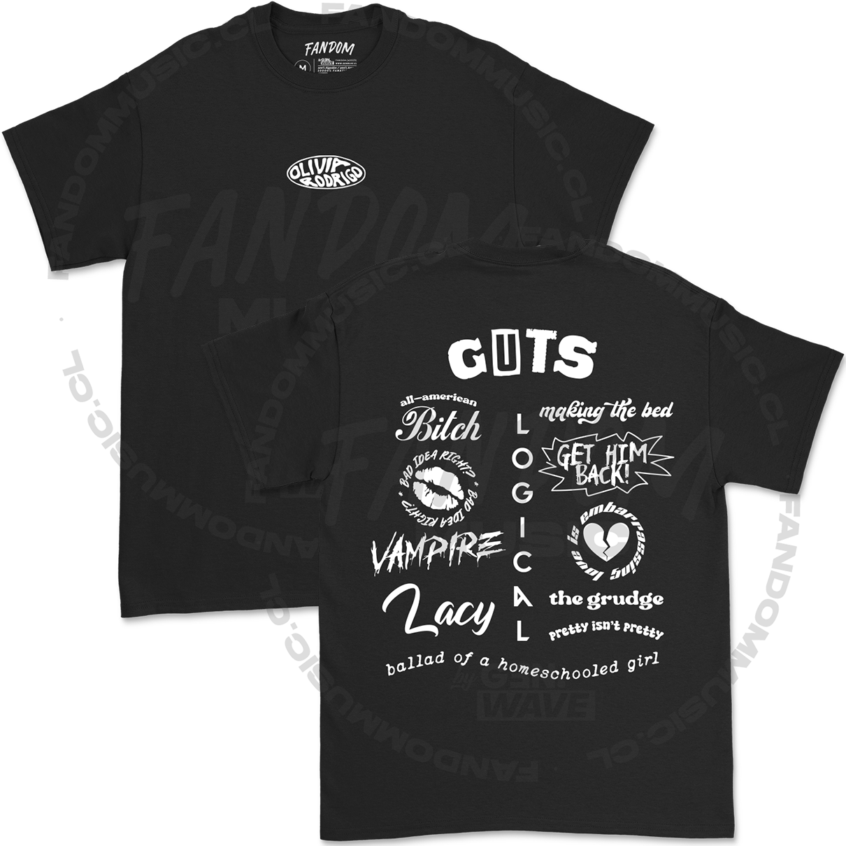Olivia Rodrigo · Tracklist Polera