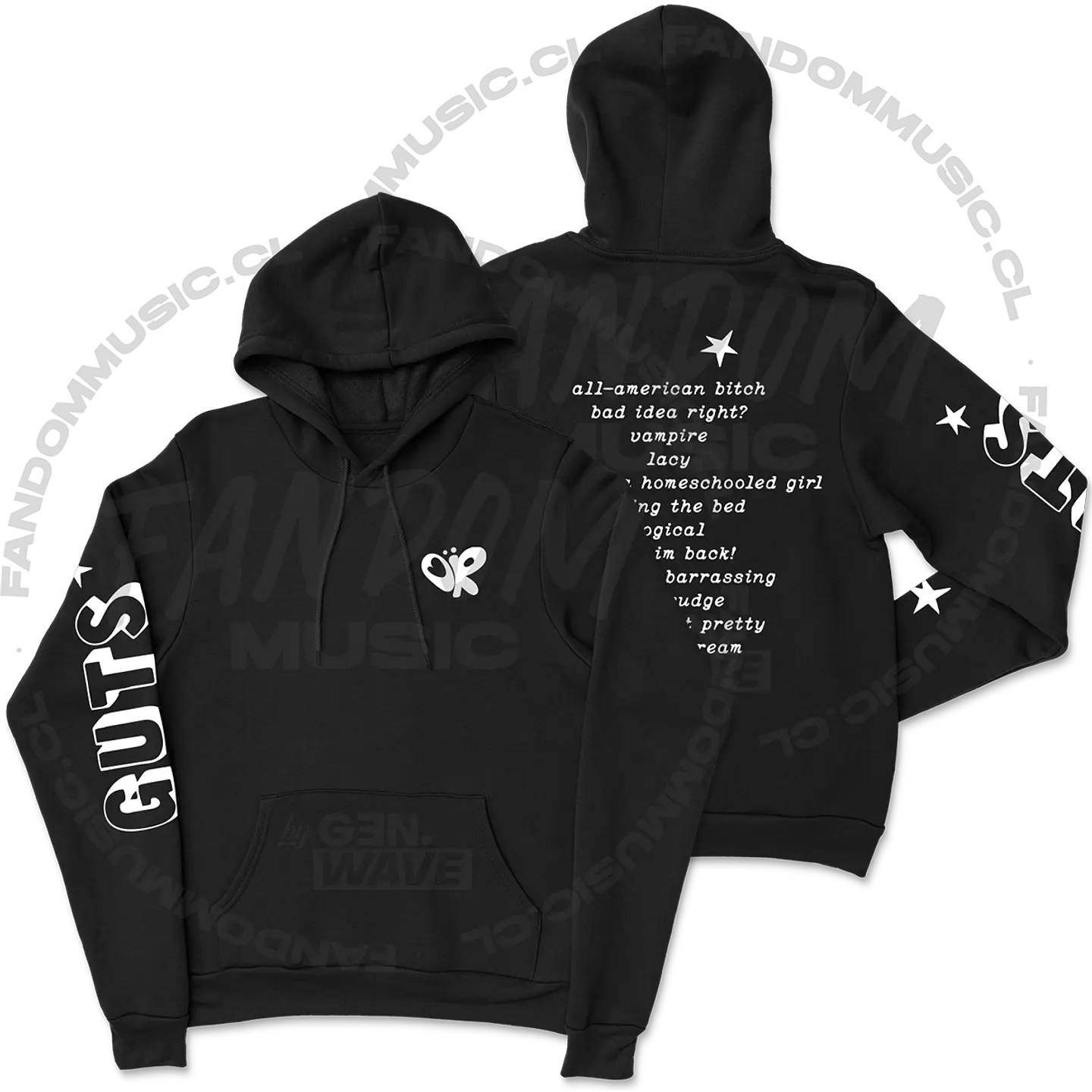 Olivia Rodrigo · Setlist Guts Hoodie 2